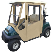 2 Passenger Sunbrella Hinged Golf Cart Enclosures