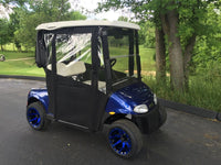2 Passenger Sunbrella Hinged Golf Cart Enclosures