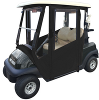 2 Passenger Sunbrella Hinged Golf Cart Enclosures