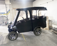 4 Passenger Sunbrella Track Style Golf Cart Enclosures