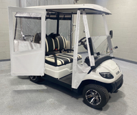 4 Passenger Hinged Sunbrella Golf Cart Enclosures