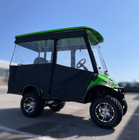 4 Passenger Sunbrella Track Style Golf Cart Enclosures