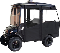 4 Passenger Hinged Sunbrella Golf Cart Enclosures