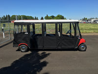 8 Passenger Hinged Sunbrella Golf Cart Enclosure