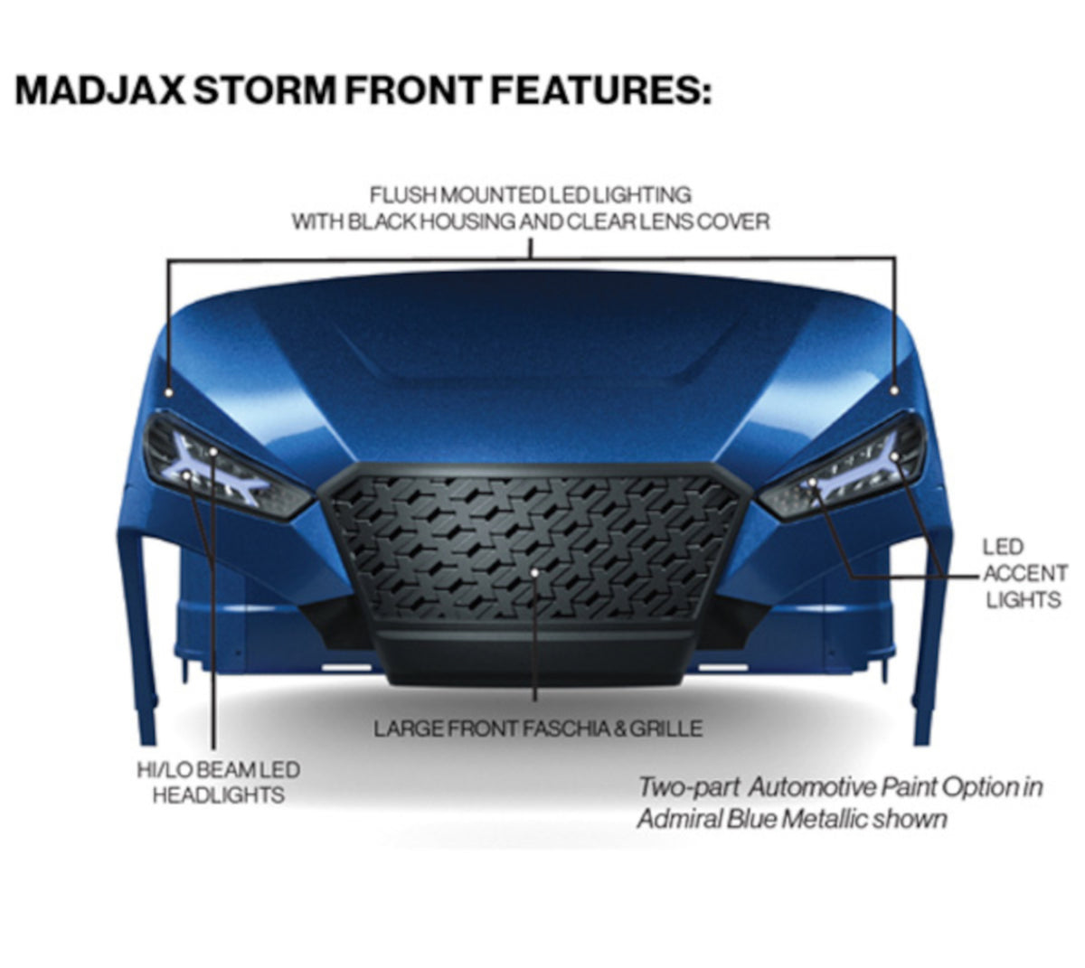 MadJax Storm Series E-Z-GO Body Kits| Canyon Lake Mobile