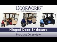 2 Passenger Sunbrella Hinged Golf Cart Enclosures