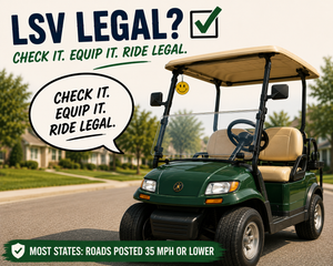 Is your golf cart actually legal on your street?