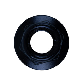 NUT, HEX FLANGE, NYLOCK, M12, BLACK