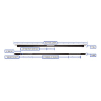 ACCESSORY MOUNTING BAR, VERSA TRIPLE TRACK TOP