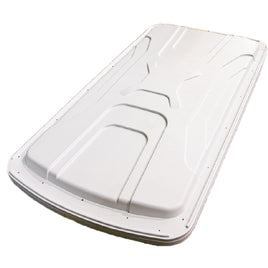 120" EXTENDED WHITE TOP W/TRIPLE TRACK