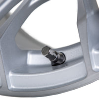 Wheel, Spyder 12x7 Silver Brush W/SS Cap