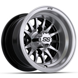 WHEEL, MEDUSA 10X7 MACHINED BLACK