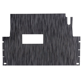CHILEWICH MAT, BLACK RIBWEAVE, CC PREC, ONWARD, TEMPO