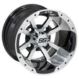 WHEEL, STORM TROOPER 10X7 MACHINED BLACK