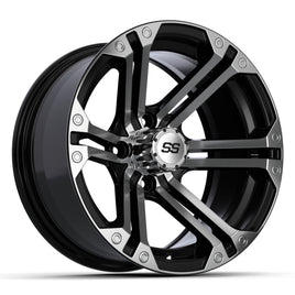 WHEEL, SPECTER 14X7 MACHINED BLACK
