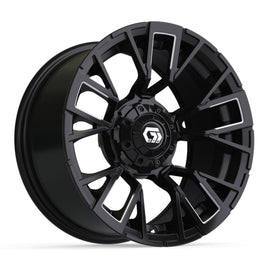 Wheel, Vandal 14x7 Matte Black/Machined