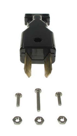 CHARGER PLUG, CROWFOOT BLACK