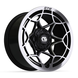 Wheel, Nexus 14x7 Black W Silver Face