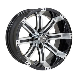 WHEEL, TEMPEST 14X7 MACHINED BLACK