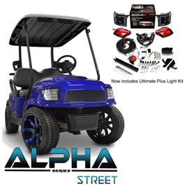 Blue Alpha (PREC) Body Kit w/ Street Style Grill & Light Kit