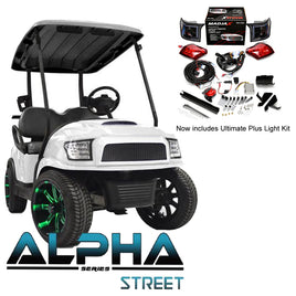White Alpha (PREC) Body Kit w/Street Style Grill & Light Kit