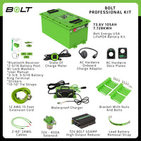 Bolt Yamaha G19-G22, 74V 105AH Heated Pro