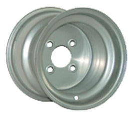 WHEEL, 8X7 STEEL, CENTERED SILVER