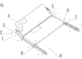 2/4 Passenger OG Kandi Kruiser OEM Floor Trim Components