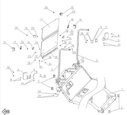 ACCS. WINDSHIELD & OTHER diagram