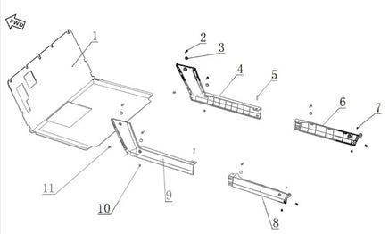 FLOOR TRIM diagram