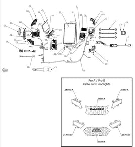 4 Passenger Kandi Kruiser Pro FORWARD OEM Electrical