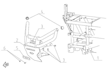 FRONT BUMPER diagram