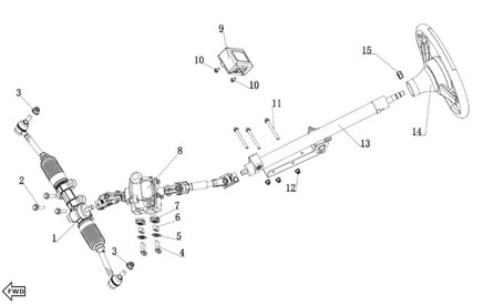 STEERING SYSTEM diagram
