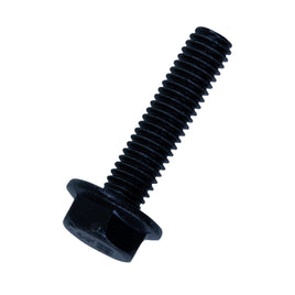 BOLT, HEX FLANGE, M6 X 25, BLACK