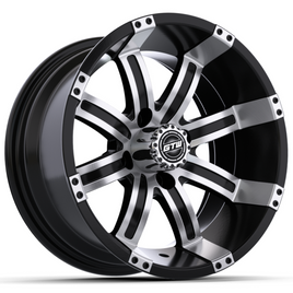 WHEEL, TEMPEST 12X7 MACHINED BLACK