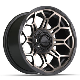 Wheel, Bravo 14x7 Bronze Tint/Black