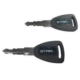 STANDARD KEY, SET OF 2, STAR EV