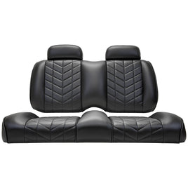 FRONT SEAT CUSHIONS, AVIATOR DRIVE/DRIVE2/ICON BLACK