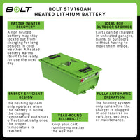 Bolt Bad Boy Buggies 48V, 51V 160AH Heated Pro