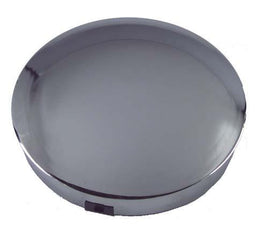 WHEEL COVER, 6" BABY MOON CHROME