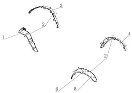 6 Passenger OG Kandi Kruiser OEM Fender Trim