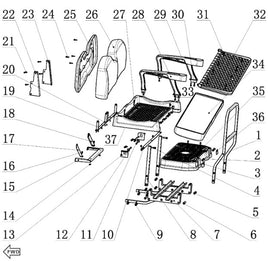 OG Kandi Kruiser OEM Rear-Facing Seat