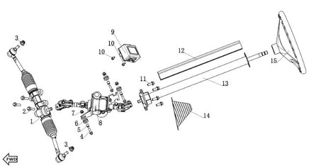 STEERING SYSTEM diagram