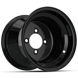 WHEEL, 10X8 STEEL, 3+5 MATTE BLACK