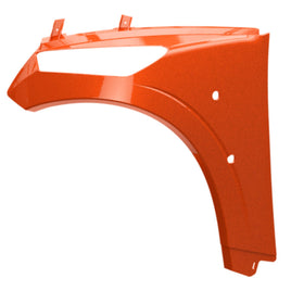 FENDER, DRIVER SIDE, COWL, STORM, VIVID ORANGE