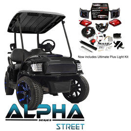 Black Alpha (PREC) Body Kit w/Street Style Grill & Light Kit