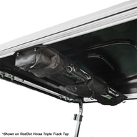 TRIPLE TRACK OVERHEAD CANVAS STORAGE SYSTEM