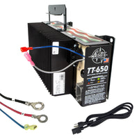TT-650W Charger w/DC Cord, w/Ring Terminals