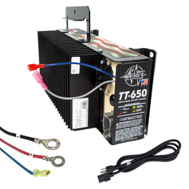 TT-650W Charger w/DC Cord, w/Ring Terminals