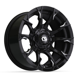 Wheel, Diablo 14x7 Gloss Black/Machined